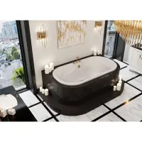 Акриловая ванна 190x100 см Vagnerplast Gaia VPBA191GAI7X-04