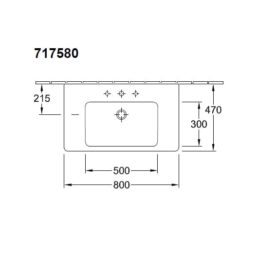Раковина Villeroy&Boch Subway 2.0 717580R1
