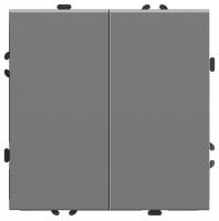 Выключатель двухклавишный без рамки Stekker RSW10-5104-10 49944