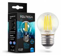Лампа светодиодная Voltega шар (Globe) E27 9Вт E27 7Вт 4000K 7139