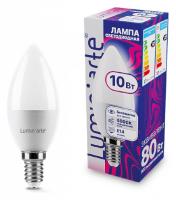 Лампа светодиодная Luminarte E14 10Вт 4000K LSTD-C37-10W4KE14
