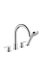 Смеситель на край ванны hansgrohe Vernis Shape 71459000 на 4 отверстия хром