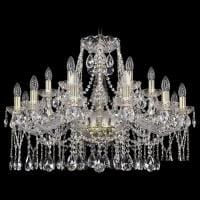 Подвесная люстра Bohemia Ivele Crystal 1413 1413/12+6/300/G