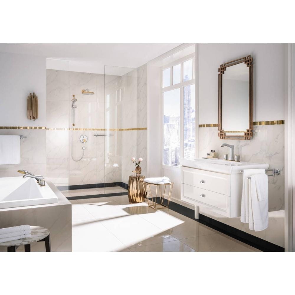 Смеситель для ванны hansgrohe Metropol Classic 31345090 хром/под золото