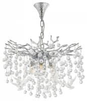 Подвесная люстра Arte Milano Веточка 230115.480.6.E14.F2 CR BRD-Clear