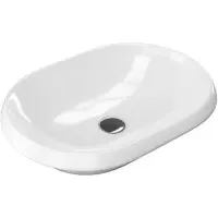 Раковина Excellent Lupio CEAC.3818.600.WH 60,5x41 см, встраиваемая сверху, белый