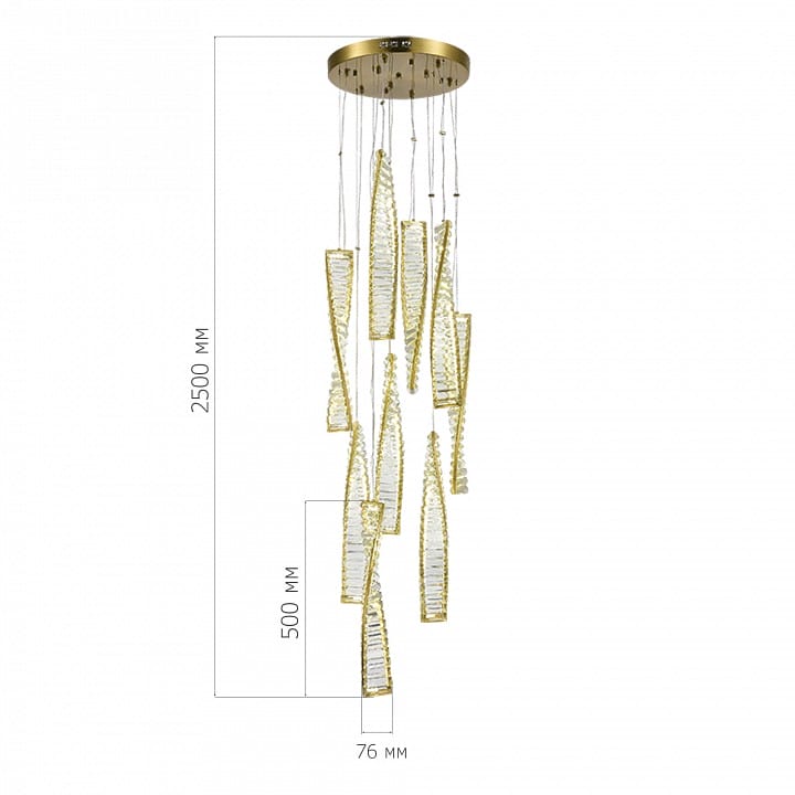 Подвесной светильник ST-Luce Elica SL6205.303.09