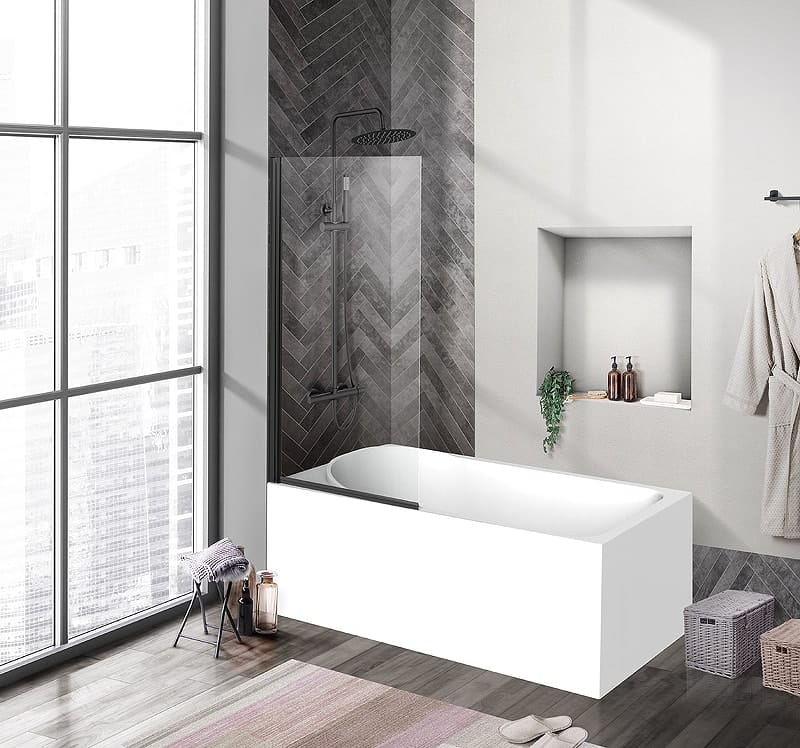 Шторка для ванны BelBagno Uno 90 UNO-V-1-90/150-C-NERO