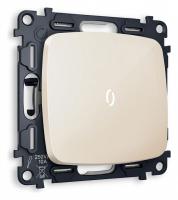 Выключатель проходной одноклавишный с подсветкой без рамки Ambrella Volt Quant MO302035