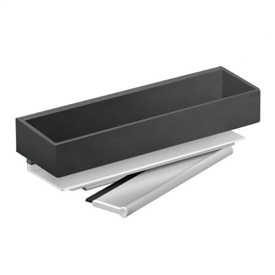 Полочка Keuco Edition 11 11159130000 анодированное серебро/хром черный шлифованный