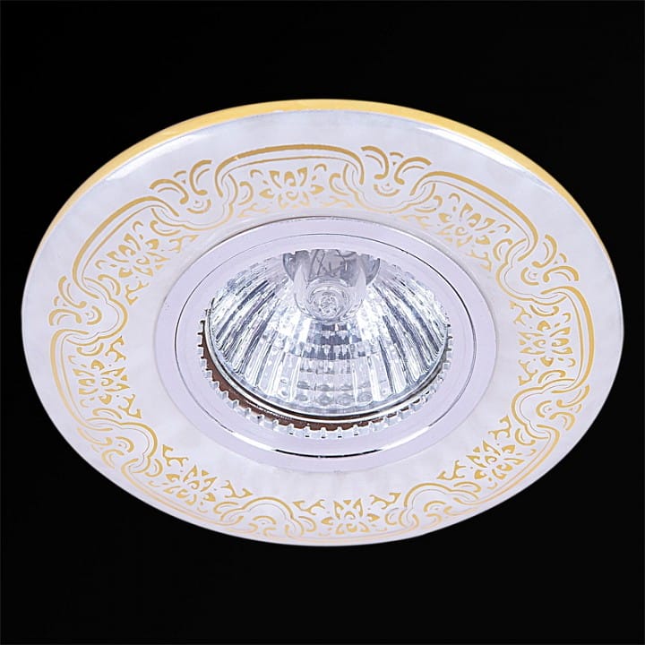 Встраиваемый светильник Reluce  09502-9.0-001MN MR16+LED3W WH/GD