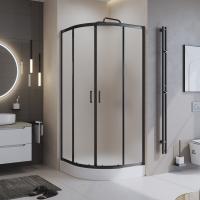 Душевой уголок BelBagno Uno 195 90 UNO-195-R-2-90-P-NERO черный