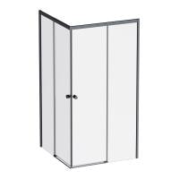 Душевой уголок AM.PM X-Joy 100x100 W94G-403-100100-BТ1К черный матовый
