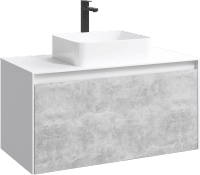 Тумба под раковину без фасада AQWELLA 5 Stars Mobi 100 MOB0110W белый