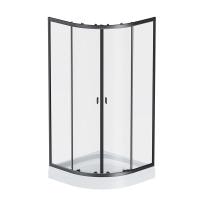 Душевой уголок AM.PM X-Joy 80x80 W88E-205-080BT64 черно-белый