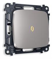 Выключатель проходной одноклавишный с подсветкой без рамки Ambrella Volt Quant MO502030