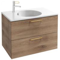 Тумба под раковину 80 см Jacob Delafon Odeon Rive Gauche EB2522-R8-E52 дуб табак
