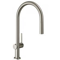 Смеситель для кухни hansgrohe Talis M54 72802800 с вытяжным изливом сталь