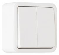 Выключатель двухклавишный Arte Milano 310 310.30-2.white