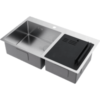 Кухонная мойка Omoikiri Akisame 86-2 Side 4997021 нержавеющая сталь