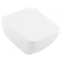 Унитаз подвесной Villeroy & Boch Venticello 4611R0R1 + 9M80S101 безободковый, с сиденьем микролифт, альпийский белый