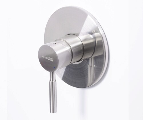 Комплект для душа WasserKRAFT Wern A12497 с верхней душевой насадкой матовый хром