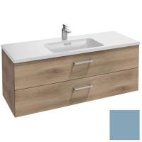 Тумба под раковину 120 см Jacob Delafon Vox EB2071-R1-G91 изогнутые ручки аквамарин