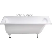 Ванна из литьевого мрамора Astra-Form Нью-Форм Solid Surface 01010062 180x80 см, белый матовый