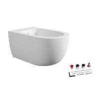 Подвесное биде Alice Unica 32250109SET с набором креплений белое матовое