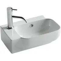 Раковина Ceramica Nova Element CN6074R 40,3x24,9 см R, рукомойник, белый