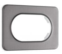 Рамка для двойной розетки Arte Milano am-502.07 502.07-double.grey