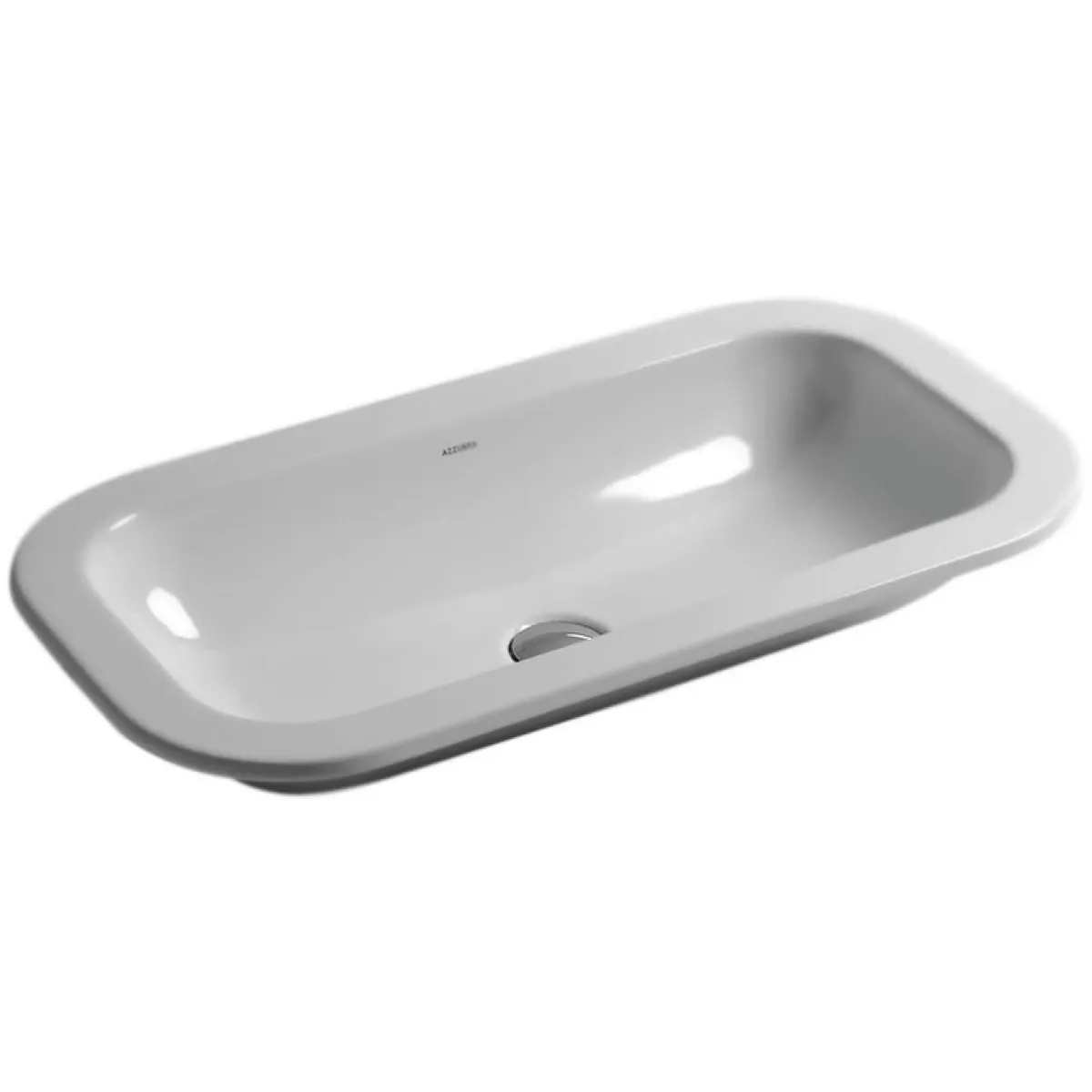 Раковина 69x38 см Azzurra Glaze GLZ 69x38/IN bi*0