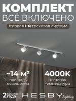 Комплект трековый Hesby Lighting Skylite №13 HSBL_kompl_S013_NI1W4K