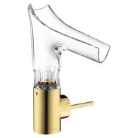 Смеситель для раковины Axor Starck V 12123990 шлифованное золото