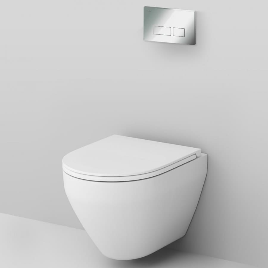 Комплект инсталляция с унитазом и клавишей AM.PM Spirit 2.0 IS47051.701700 белый хром