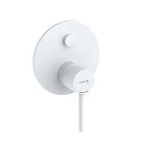 Смеситель для ванны и душа Kludi Bozz 387595376 белый матовый