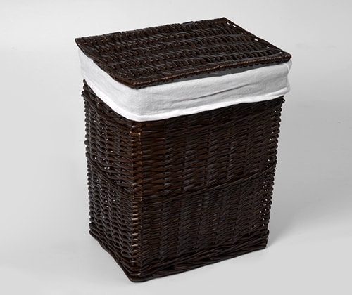 Корзина для белья с крышкой WasserKRAFT Isar WB-130-L