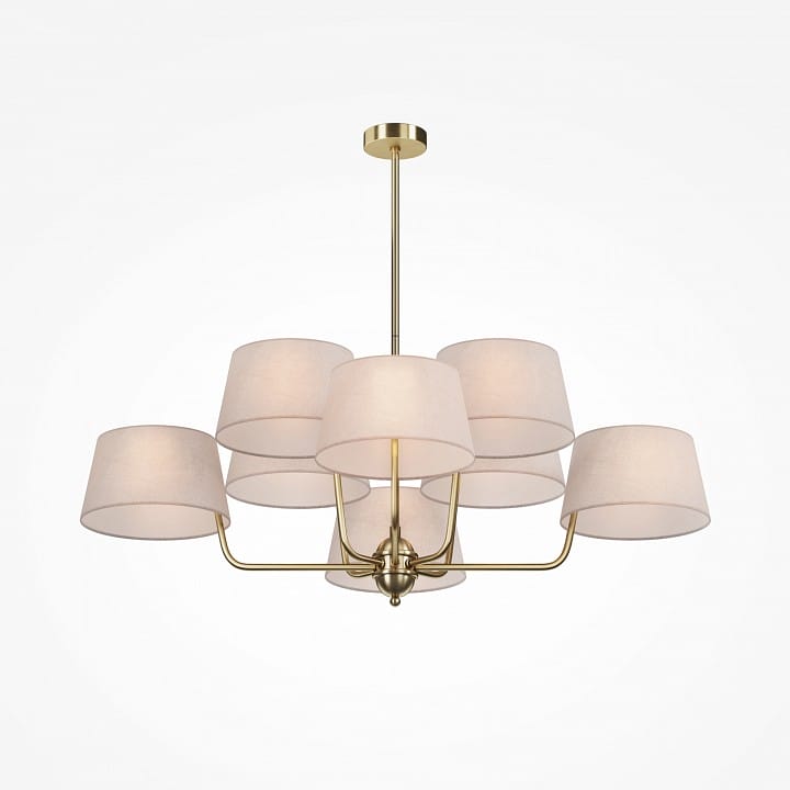 Люстра на штанге Maytoni Модесто MOD360PL-08BS
