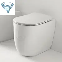 Унитаз приставной Kerasan Nolita 531901 безободковый, торнадо, белый