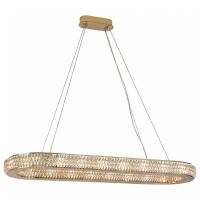 Подвесной светильник Newport MELODY 8560/100 C oval gold polished