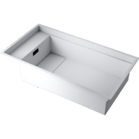 Кухонная мойка Omoikiri Kinaru Pro 86-U/I 4997026 белая матовая