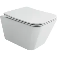 Унитаз подвесной Ceramicanova Miro CN11003T безободковый, торнадо, с сиденьем микролифт, белый