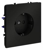 Розетка с заземлением и со шторкой без рамки Voltum S70 VLS040208