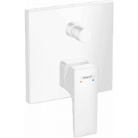 Смеситель для ванны hansgrohe Metropol 32546700 со встроенной защитной комбинацией СМ матовый белый