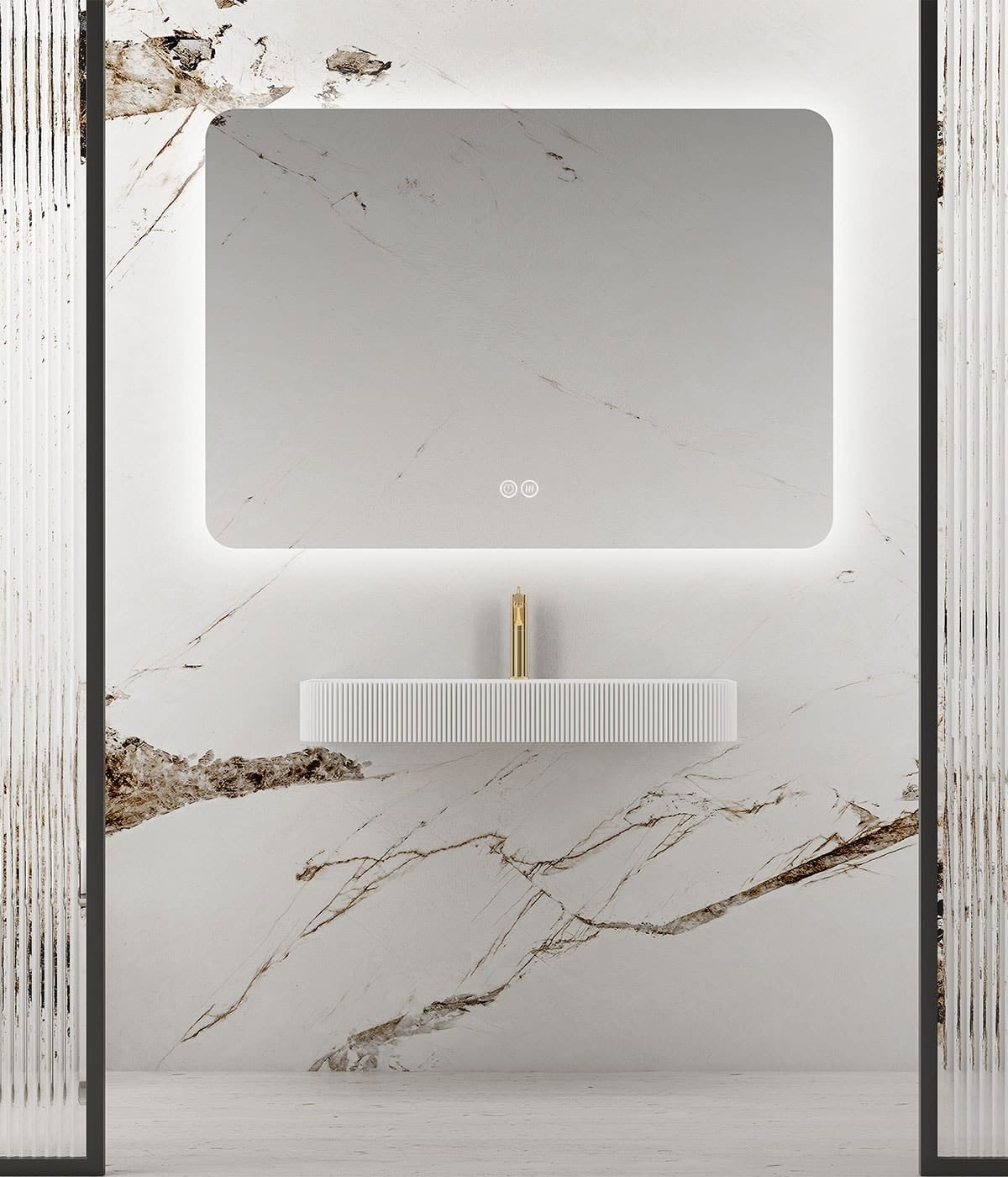 Зеркало Vincea 120x80 VLM-3BE120-2 с подсветкой и сенсорным выключателем