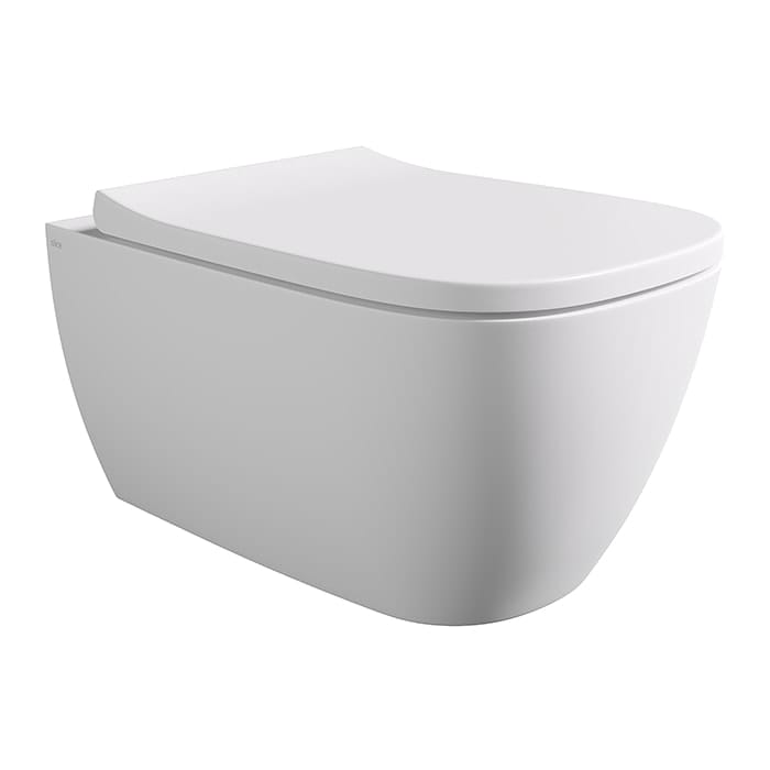 Подвесной унитаз с крышкой и сиденьем Alice Wunder 45000109SET белый матовый
