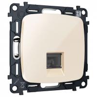 Розетка Ethernet RJ-45 и со шторками, без рамки Ambrella Volt OMEGA MO312005