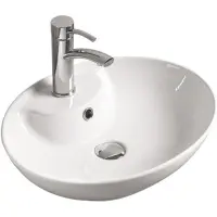 Раковина-чаша CeramaLux 78197 50,5x41 см, накладная, белый