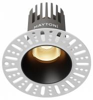 Встраиваемый светильник Maytoni Technical  DL124-10W-2.7K-TRS-B