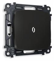 Выключатель одноклавишный с подсветкой без рамки Ambrella Volt Quant MO802015